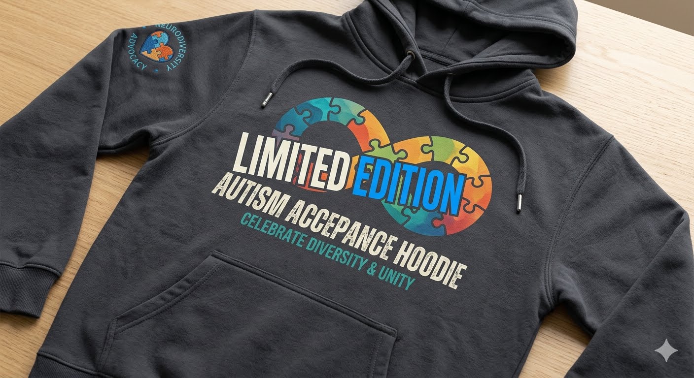 Limited Edition Autism Acceptance Hoodie — CitySpot Foundation in Fayetteville, NC