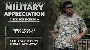Fayetteville Woodpeckers Military Appreciation Game