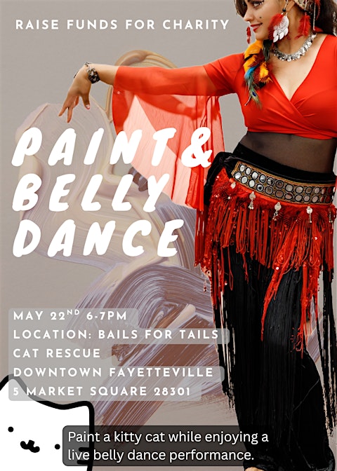 Paint & Belly Dance for the Kitties Fundraiser