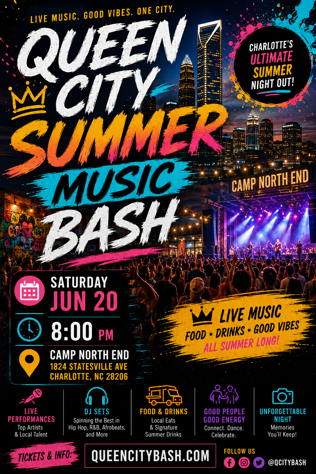 Queen City Summer Music Bash