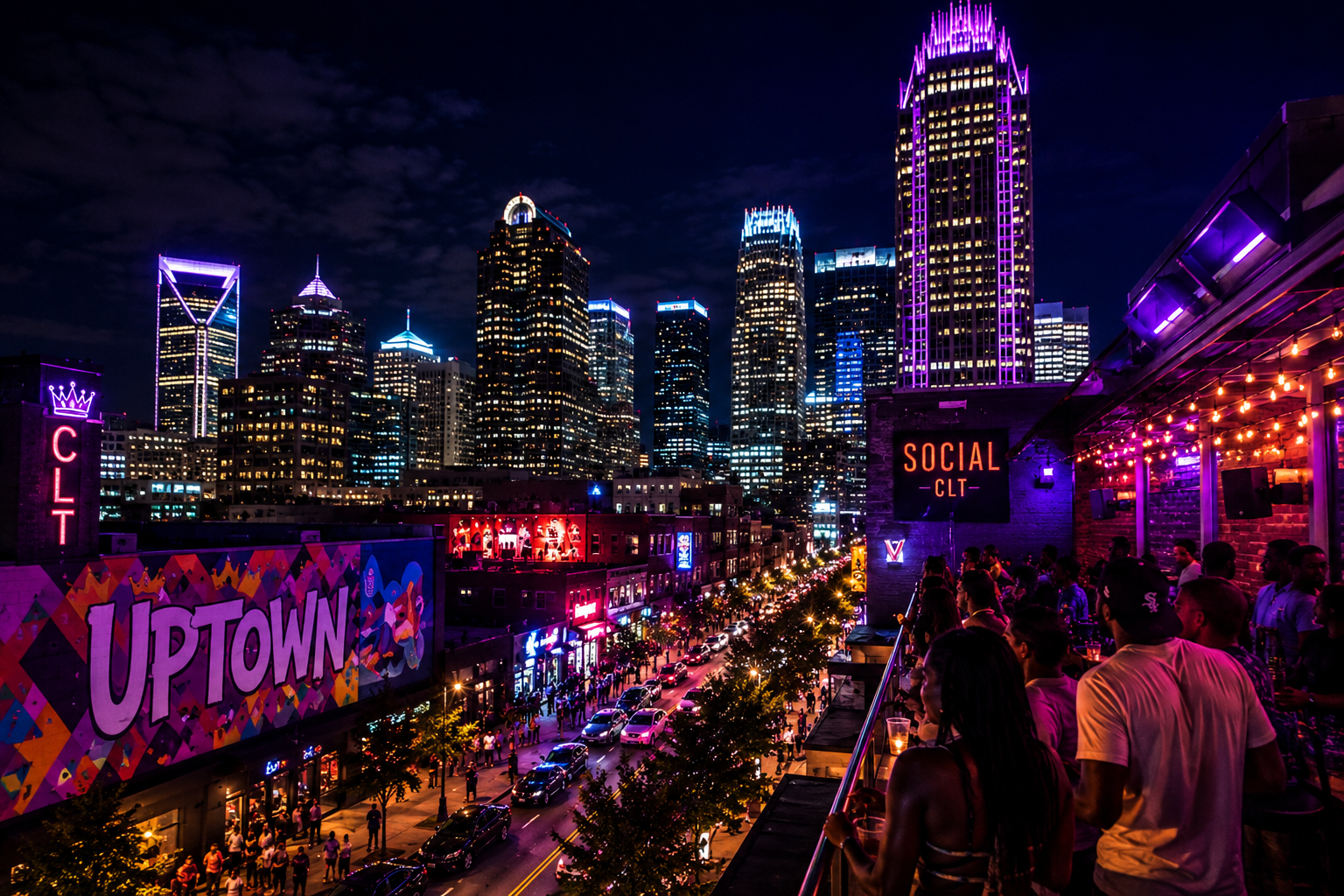 Late Night Energy in Uptown 🔥🌆